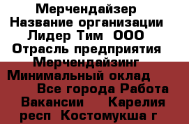 Мерчендайзер › Название организации ­ Лидер Тим, ООО › Отрасль предприятия ­ Мерчендайзинг › Минимальный оклад ­ 23 000 - Все города Работа » Вакансии   . Карелия респ.,Костомукша г.